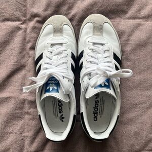 Adidas Women’s White and Gray Sneakers